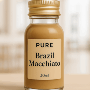 Brazil Macchiato – Cold Brewed Coffee with Almond milk [7x 30ml bottles]